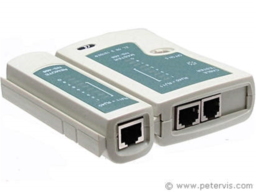 [92848] PROBADOR DE CABLES AGILER PARA REDES PARA CAT5, CAT6, UTP, STP, RJ45 INCLUYE UNIDAD REMOTA (TESTER) (AGI-1410)