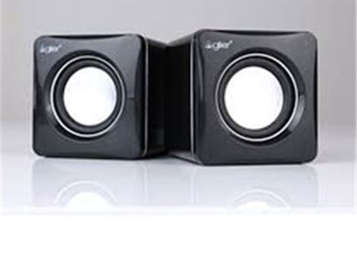 [78236] BOCINA USB AGILER, 300W, BLANCA/NEGRO, CONTROL DE VOLUMEN