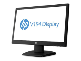 [78371] MONITOR HP V194 19" (18.5"), LCD/LED, 720P, 5MS, 16:9, 200CD/M², DCR 5M:1. 1 VGA.