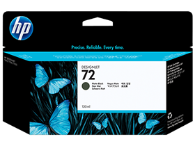 [66457] CARTUCHO HP 72 - C9403A - NEGRO MATE - 130ML - PARA IMPRESORA - DESIGNJET T610 / T1100 / T795