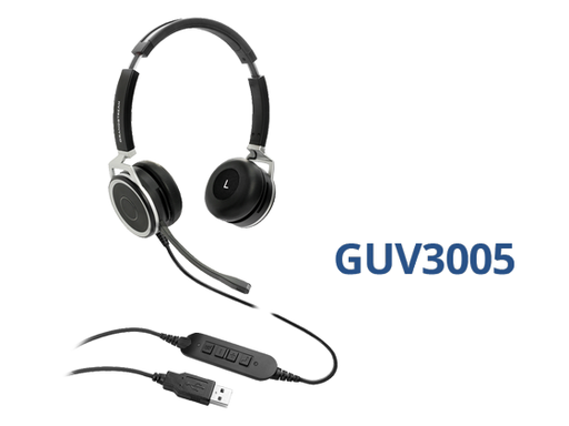 [92193] AUDIFONO CON MICROFONO GRANDSTREAM USB 2.0, USB-A, 20HZ ~ 20KHZ, CON CANCELACIÓN DE RUIDO, NEGRO