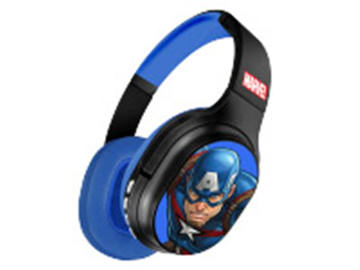 [93202] AUDIFONO CON MICROFONO XTECH MARVEL CAPTAIN AMERICA, BT Y AUDIO JACK 3.5", 8 HORAS DE REPRODUCCION (XTH-M660CA)