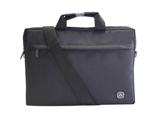 [78503] BULTO DE NOTEBOOK 15.6" AGILER TIPO MALETIN NEGRO NYLON, RESISTENTE AL AGUA (AGI-7913)