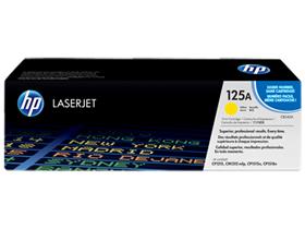[64410] TONER HP 125A - CB542A - AMARILLO - 1,400 PAGINAS - PARA IMPRESORA LASERJET COLOR - CP1215, CP1518IN, CP1515N
