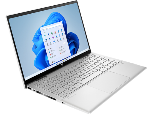 [93025] LAPTOP HP PAVILION 14-EK0033 X360 CONVERTIBLE 2 EN 1, 14" FHD TOUCH-SCREEN, I5-1235U 1.3 GHZ, 10 CORE, 8GB RAM, 512GB, WINDOWS 11 HOME, BACKLIT KEYBOARD, BLUETOOTH, LECTOR DE HUELLAS, NATURAL SILVER (67W83UA#ABA)