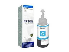 [71158] BOTELLA DE TINTA EPSON 673 AZUL PARA IMPRESORA L805, L810, L850, L1800 TRAMO 3 JAULA