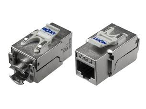 [78414] JACK MINI  KEYSTONE NEXXT CAT6A TOOLLESS METALICO TIPO 110 (PCGKJC6TYRJSL)