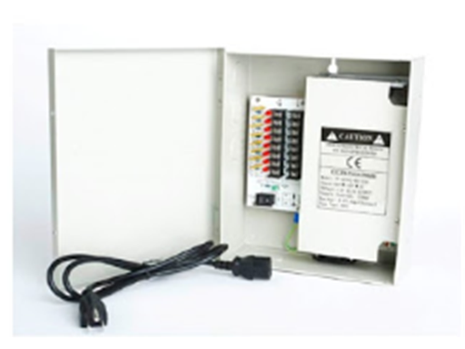 [70763] POWER SUPPLY PARA CAMARA DE VIGILANCIA 8CH DE 13AMPS (W-12VDC8P-13A)