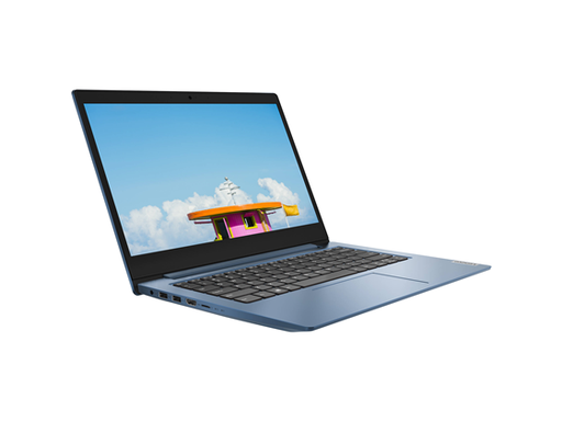 [92113] LAPTOP LENOVO IDEAPAD 1, 14" FHD, INTEL CELERON N4020 1.10 GHZ DUAL CORE, 4GB, 128GB SSD, WINDOWS 11 HOME, WIFI AC, BLUETOOTH 4.2, 1 X HDMI PORT, 2 X USB 3.2 GEN 1, JACK 3.5" AUDIO, LITHIUM-ION BATTERY, BLUE, INGLES (81VU00D5US)