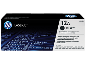 [60882] TONER HP 12A - Q2612A - NEGRO - 2,000 PAGINAS PARA IMPRESORA LASERJET 1020, 3015, 3020, 3030, 3050, 3055, 1022, 1022N