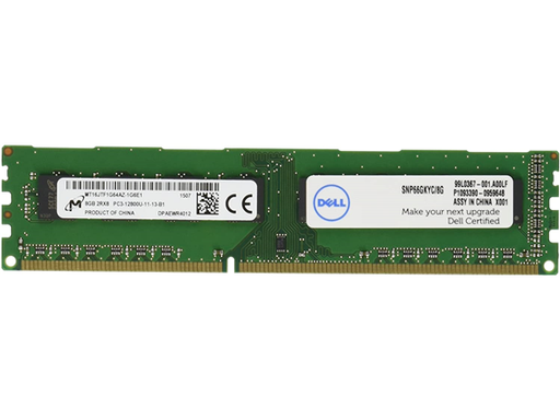 [80726] MEMORIA 8GB (1X8GB) DELL P/DESKTOP DDR3 UDIMM 1600MHZ CERTIFIED MODULE - NON-ECC (A6994446)(SNP66GKYC/8G)