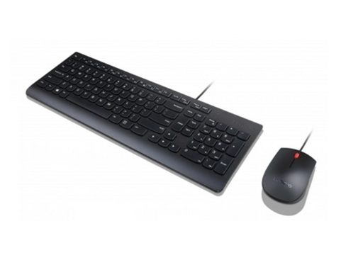 [90867] TECLADO MOUSE COMBO LENOVO USB ESPAÑOL (SPA 171) 1000 DPI, OTICAL MOUSE, BLACK.