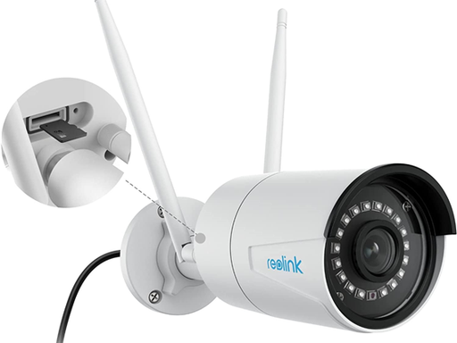 [93677] CAMARA DE VIGILANCIA REOLINK, WIFI, 4MP, 2.4/5GHZ, PRUEBA DE AGUA IP66, VISION NOCTURNA