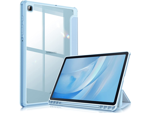 [93711] COVER FINTIE PARA SAMSUNG GALAXY TAB S6 LITE 10.4", TRANSPARENTE, AZUL