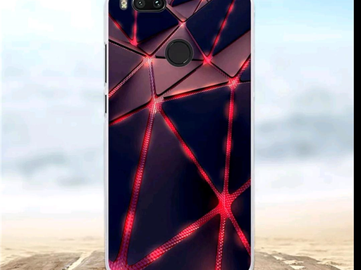 [86560] COVER PARA XIAOMI REDMI NOTE 6 PRO, SILICOM, DISEÑO 3D (LINEAS ROJAS CON NEGRO) (FUNMIN6PRO-RD/BK)