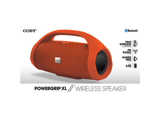[91947] BOCINA COBY PORTABLE, SPEAKER BLUETOOTH, STEREO, JBL-STYLE (XTREME), FABRIC, NARANJA (CSTW456ORG).