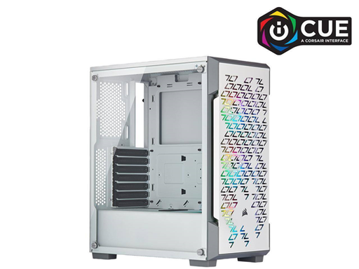 [92570] CASE CORSAIR ICUE 220T AIRFLOW, MID TOWER (COMPACT), BLACK, 7 EXPANSION SLOT, 2X 2.5", 2X 3.5", CRISTAL TEMPLADO LATERAL, SOPORTA 3 ABANICOS 120MM FRONTAL, X2 TOPE (CC-9011174-WW)