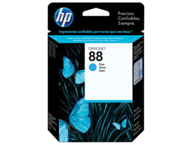 [63746] CARTUCHO HP 88 - 9386A - CYAN - 9ML - PARA IMPRESORA OFFICEJET K5400 / PRO K8600