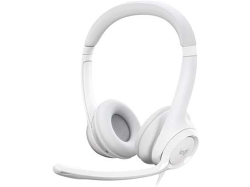 [93954] AUDIFONO CON MICROFONO LOGITECH H390 PC BLANCO, INTERNET CLEAR CHAT CONFORT USB, CON NOISE CANCELATION (HEADSET).