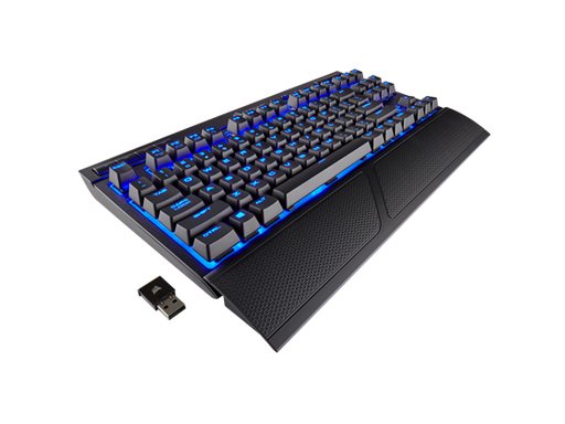 [89156] TECLADO CORSAIR MECANICO WIRELESS K63, GAMING, BLUE LIGHT LED, USB, BACKLIT, ESPAÑOL (CH-9145030-NA)
