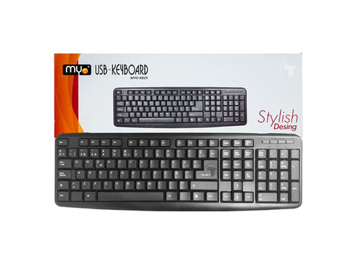 [89148] TECLADO MYO-KB25, USB, ESPAÑOL - NEGRO