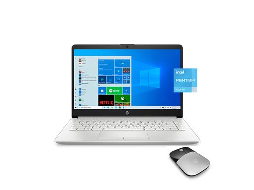 [91211] LAPTOP HP 14-CF2033WM 14" HD, INTEL PENTIUM N5030 1.1 GHZ, 4GB DDR4, 128GB M.2 NVME PCI-E, GRAFICOS INTEL UHD, WINDOWS 10 PRO INGLES, WLAN AC, BLUETOOTH, 1X HDMI 1.4B, FINGER PRINT READER, CARD READER, BT 5.0, AUDIO JACK 3.5" MINERAL GREY (3V7G4UA#ABA)