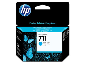 [73505] CARTUCHO HP 711 - CZ130A -  CYAN - 29ML - PARA IMPRESORA DESIGNJET T120 EPRINTER / T520 EPRINTER / T130