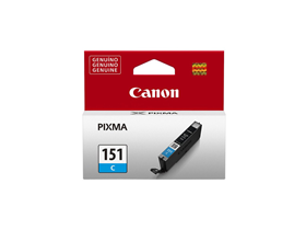 [75187] CARTUCHO CANON PIXMA CLI-151 CYAN, COMPATIBLE CON IP7210, MG5410, MG5510, MG6410, MX721, IP8710, IX6810, IP7210. (7ML)