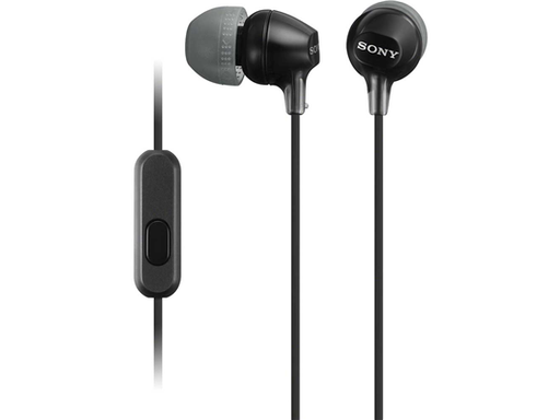 [86946] AUDIFONO CON MICROFONO SONY DISEÑO EN EL OIDO - NEGRO, (SONY-MDREX15APB).