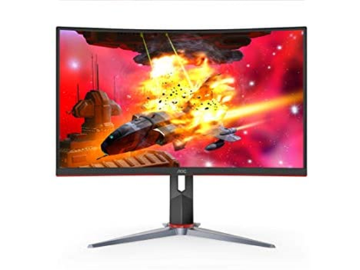 [91024] MONITOR AOC 32" (31.5"), LED, GAMING CURVO 2560X1440  165HZ HDMI, -- 1 VGA / 2 HDMI 1.4 / DP 1.2 (+ CABLE) AURICULAR3.5MM , AMD FREESYNC PREMIUM (SYNC RANGE 48-144) (CQ32G1)