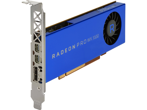 [88241] TARJETA DE VIDEO HP SMARTBUY RADEON WX 3100 4GB/128-BIT/GDDR5,  2 MINI DISPLAYPORT, 1 DISPLAYPORT, SINGLE-SLOT