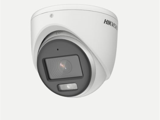 [93138] CAMARA DE VIGILANCIA HIKVISION, ANALOGA, DOMO (TURRET), 5MP, COLORVU, AUDIO INTEGRADO (S).
