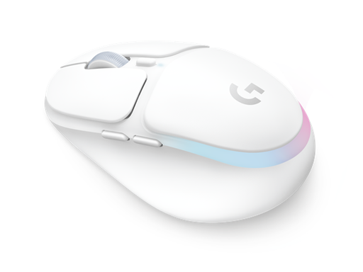 [93013] MOUSE LOGITECH G705 WIRELESS GAMING, COLOR BLANCO, RGB LIGHTSYNC, OPTICO USB, 6 BOTONES PROGRAMABLE, VELOCIDAD DEL MOUSE AJUSTABLE ENTRE 100 A 8200 DPI, BATERIA HASTA 40 HORAS CON RGB ENCENDIDA, PESO 85 GRAMOS.
