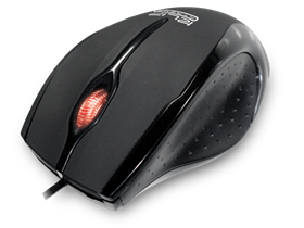 [77851] MOUSE OPTICO KLIPX USB 3 BOTONES NEGRO - SCROLL (ID010KLX16)