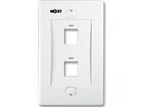 [65838] JACK WALL PLATE NEXXT 2 SALIDA BLANCA                TRM2BDJ27