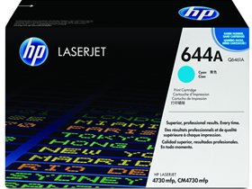 [64810] TONER HP 644A - Q6461A - CYAN - 12,000 PAGINAS - PARA IMPRESORA LASERJET COLOR - 4730 MFP- CYAN