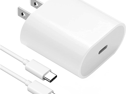 [92520] CARGADOR DE PARED + CABLE USB-C IPREMIUM, 20WATT, BLANCO