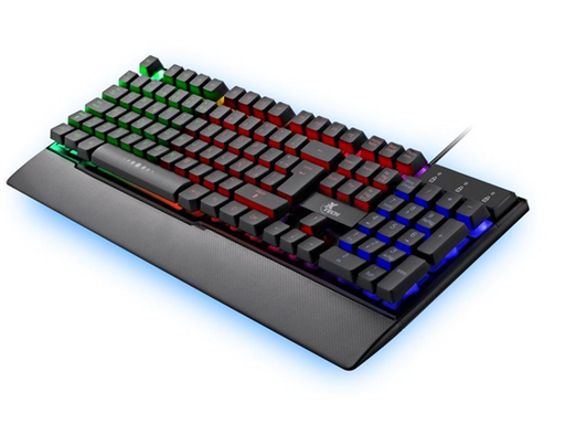 [88485] TECLADO GAMER XTECH XTK-510E, USB, INGLES, MULTIMEDIA, LUZ DE FONDO