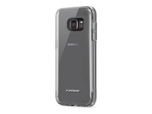 [83359] COVER PUREGEAR PARA SAMSUNG GALAXY S7, SLIM, FLEXIBLE ULTRA DELGADA, BOTONES FUNCIONALES DE METAL, TRANSPARENTE, TRANSPARENTE.