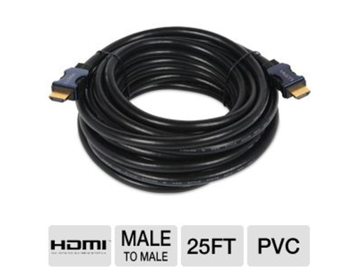 [91466] CABLE HDMI MYO, 4K ALTA VELOCIDAD, 25 FT NEGRO. (MYO-H25)