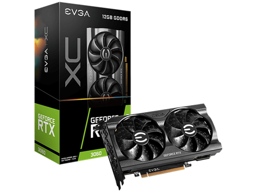 [90769] TARJETA DE VIDEO EVGA GEFORCE RTX 3060 XC GAMING, 12G-P5-3657-KR, 12GB GDDR6, DUAL-FAN, METAL BACKPLATE