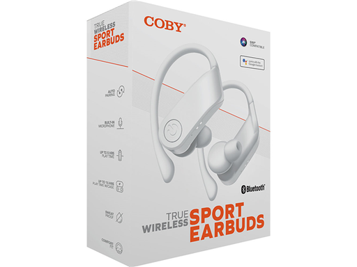 [91948] AUDIFONO CON MICROFONO COBY WIRELESS, BLUETOOTH 5.0, , CONTROL DE VOLUMEN,ACTIVATE SIRI AND GOOGLE ASSISTANT, PAUSA Y REPRODUCCION, ANTERIOR Y SIGUIENTE,INDICADOR DE BATERIA LED, SOUND STEREO, INCLUYE CAJA CARGADOR. (CETW570WHT).