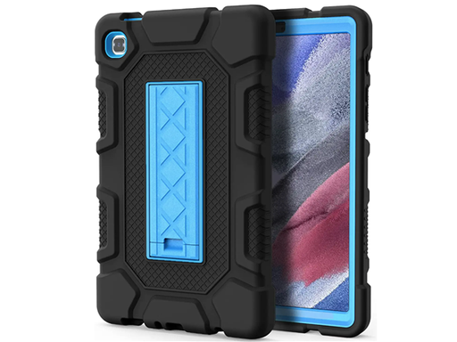 [93165] COVER AZZSY PARA SAMSUNG GALAXY TAB A7 LITE 8.7" 2021, A PRUEBA DE CHOQUES, AZUL AZUL/NEGRO