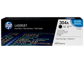[75290] TONER HP - 304AD - CC530AD - NEGRO - DOBLE CANTIDAD - 7,000 PAGINAS - 2 X 3500 - PARA IMPRESORA LASERJET - P2025,  M2320