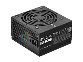 [74579] POWER SUPPLY EVGA 500 W1, 80+ WHITE, 100 - 240 VCA, 8-4A, 50 - 60 HZ, TAMAÑO 85 MM (H) X 150 MM (W) X 140 MM (L)