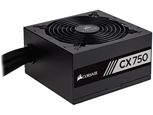 [88380] POWER SUPPLY CORSAIR 750W 80 PLUS BRONZE (CP-9020123-NA), CONECTORES PCI-E X4, SATA X8, PATA X8, COLOR NEGRO