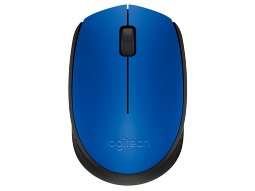 [82883] MOUSE LOGITECH M170 INALAMBRICO OPTICO, RECEPTOR USB, AZUL.