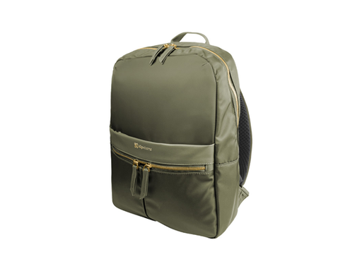 [90636] BULTO DE NOTEBOOK 15.6" KLIPX BARI TIPO MOCHILA, VERDE OLIVO (KNB-467GN)