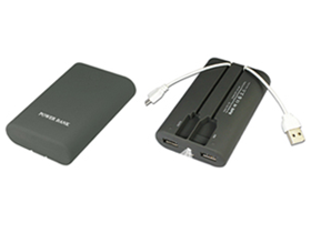 [76396] CARGADOR MOVIL AGILER (POWER BANK), BACKUP BATTERY, 10000MAH, USB OUTPUT 5V/1A, CABLE MICROUSB INCLUIDO, BLANCO
