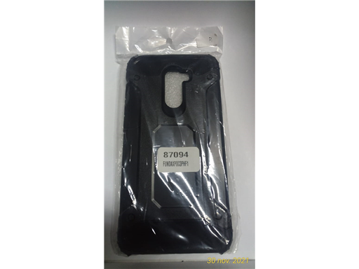 [87094] COVER PARA XIAOMI POCOPHONE F1, HARD CASE NEGRO - GOMA (FUNDAXPOCOPHF1)